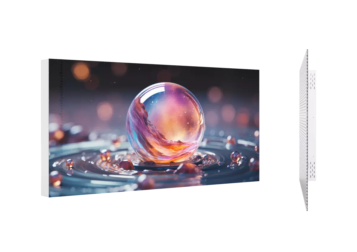 Transparent film led screen