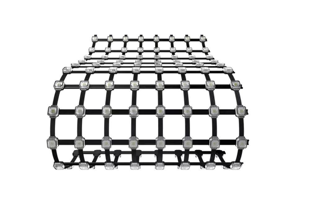 transparent mesh led display