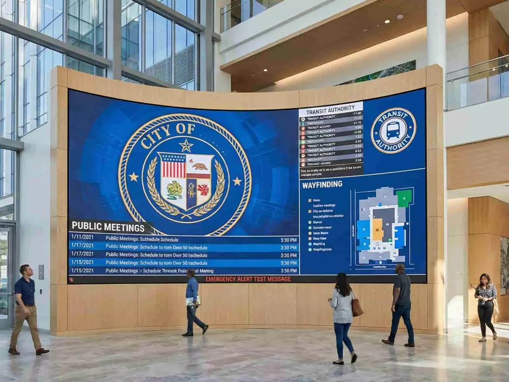LED Wall In Public Sector