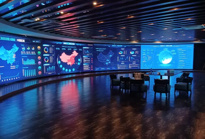 indoor curved led display